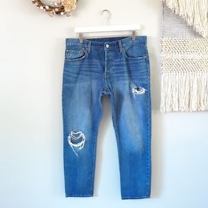 Levi's | 501 CT Ripped Women's Jeans - Medium Wash